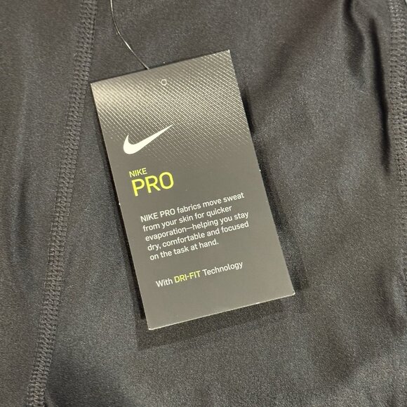 NWT Nike Pro Intertwist Black Training Gym 7/8 Leggings Womens XXS - Picture 7 of 14